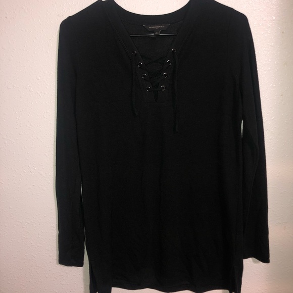 Banana Republic Lace-Up Sweater - Picture 2 of 4